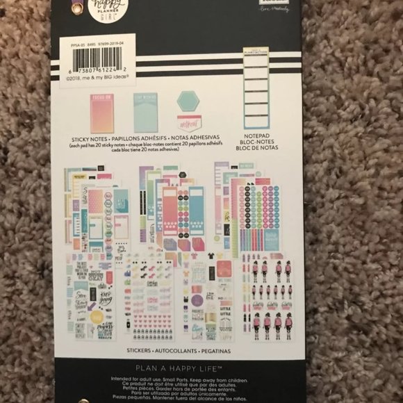 Sticker Book HEALTHY HERO 862pieces Happy Planner - Picture 3 of 4